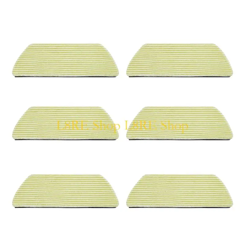 L8RE 6PCS MOP MOP MOPS ROBOTOS LIMPEZA DO PISO ROMO REUSILÍVEL CLIPO DO LIMADOR PODO LAVOLHAÇÃO ADIFICADO PARA RV2820 VAI