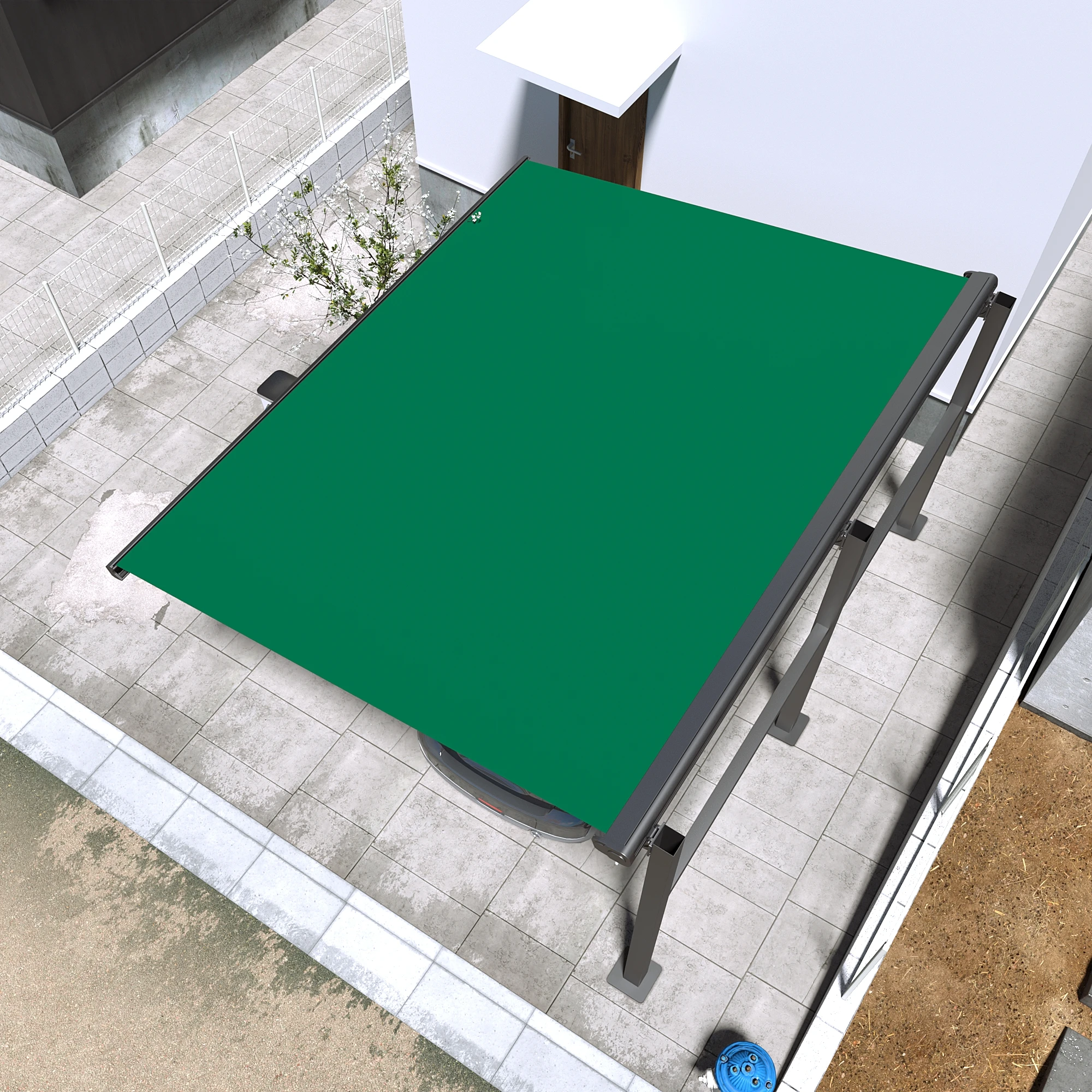 

Garage Awning Canopy Waterproof Aluminum For Patio Deck Window Door Pergola Window Residential Outdoor Home Garden