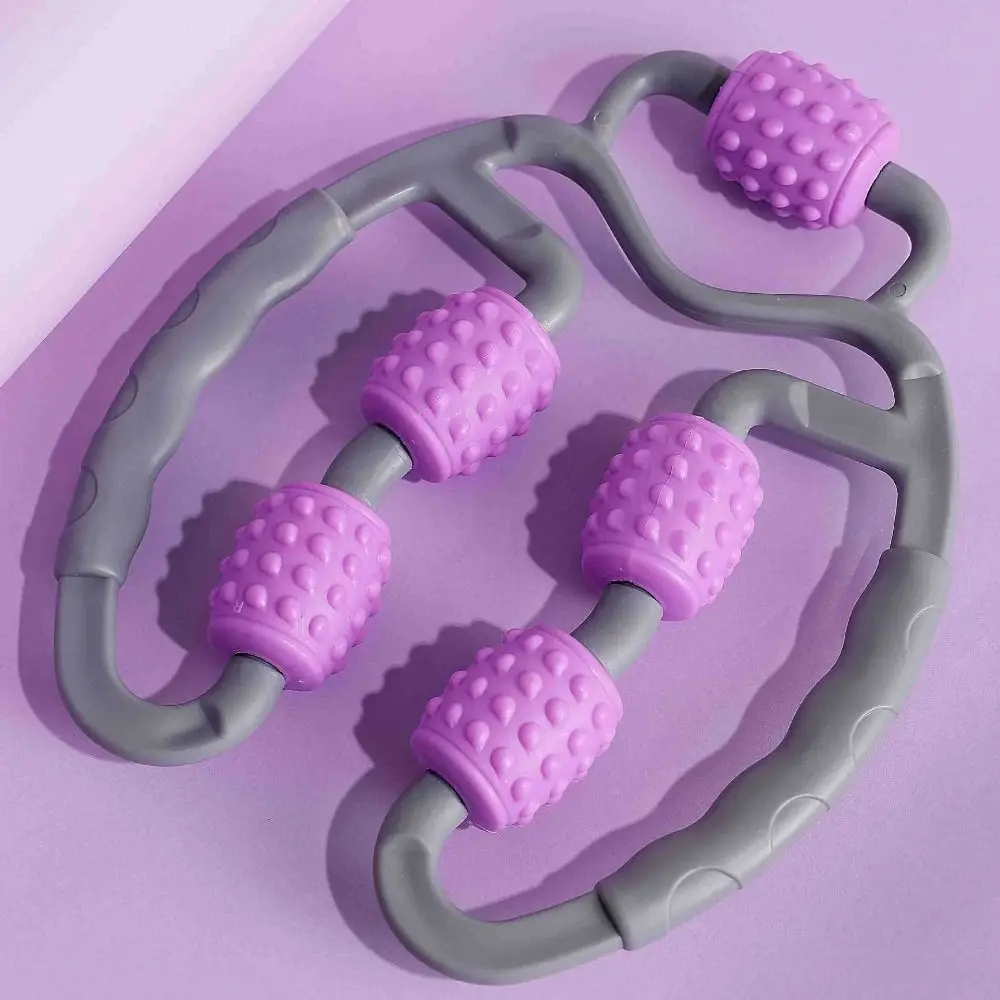 

Five Wheel Massager Ring Leg Clip Body Massager Muscle Relaxation Annular Leg Clamp U-shaped Anti Cellulite