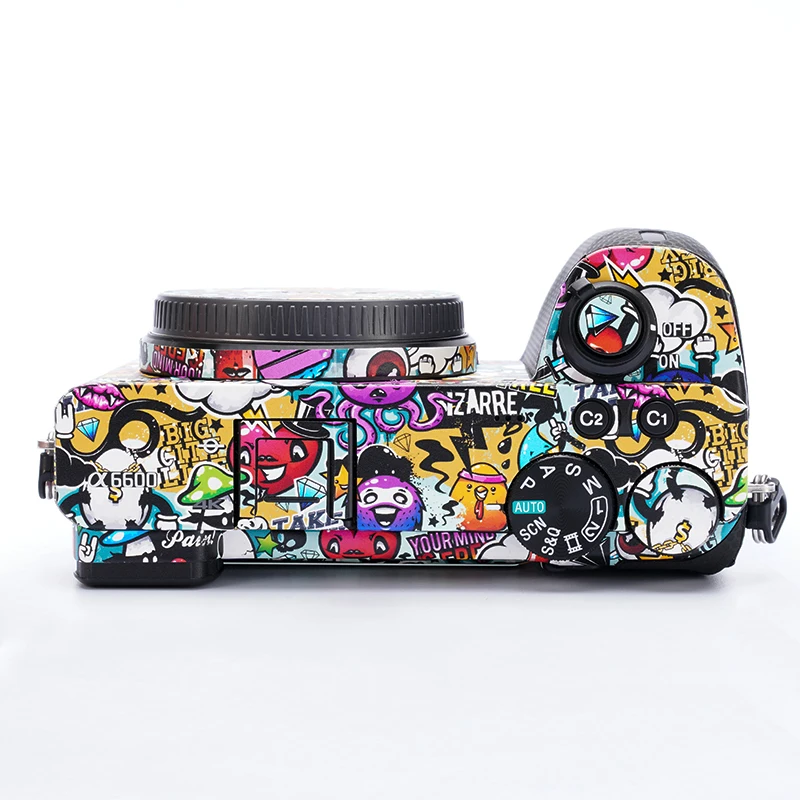 For Sony A6600 Camera Sticker Decal Film Protective Skin Anti-Scratch Protector Coat