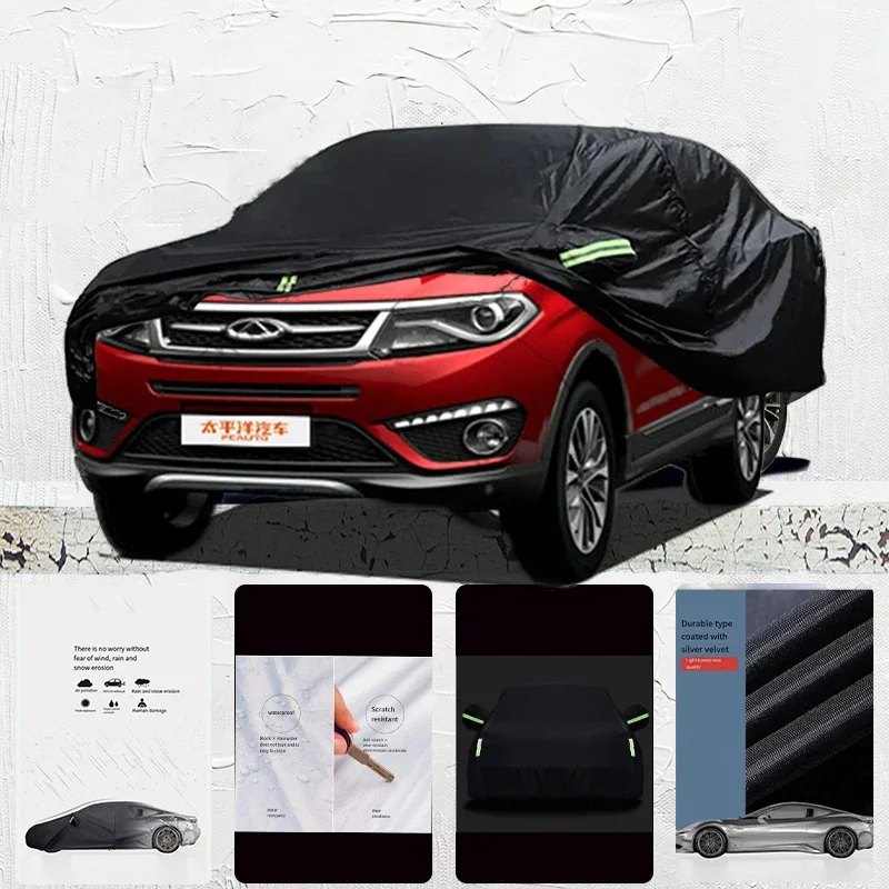 

For-Chery-Tiggo-5-Exterior-Car-Cover-Outdoor-Protection-Full-Car-Covers-Waterproof-Sunshade-Anti-UV