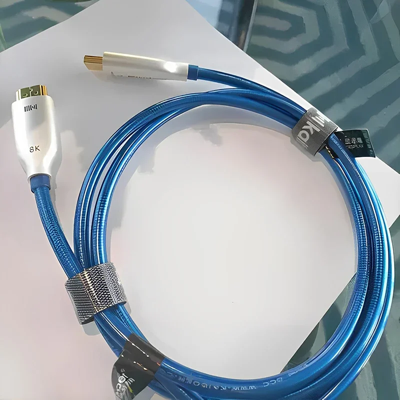 Kaiboer 8K Światłowodowy kabel HDMI OCC Posrebrzany 10-gigabitowy kabel światłowodowy HDMI 2.1 Kabel 8K 60Hz 4K 120Hz 48 Gb/s