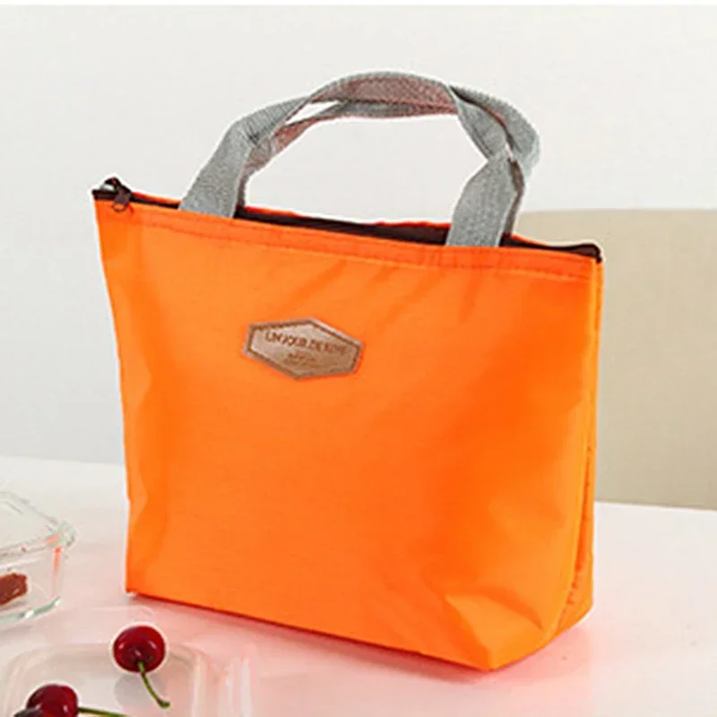 Lunch Bag Portable Thermal Cooler Bag Waterproof Picnic Insulated Tinfoil Aluminum Food Storage Tote Bags Large Capacity Handbag