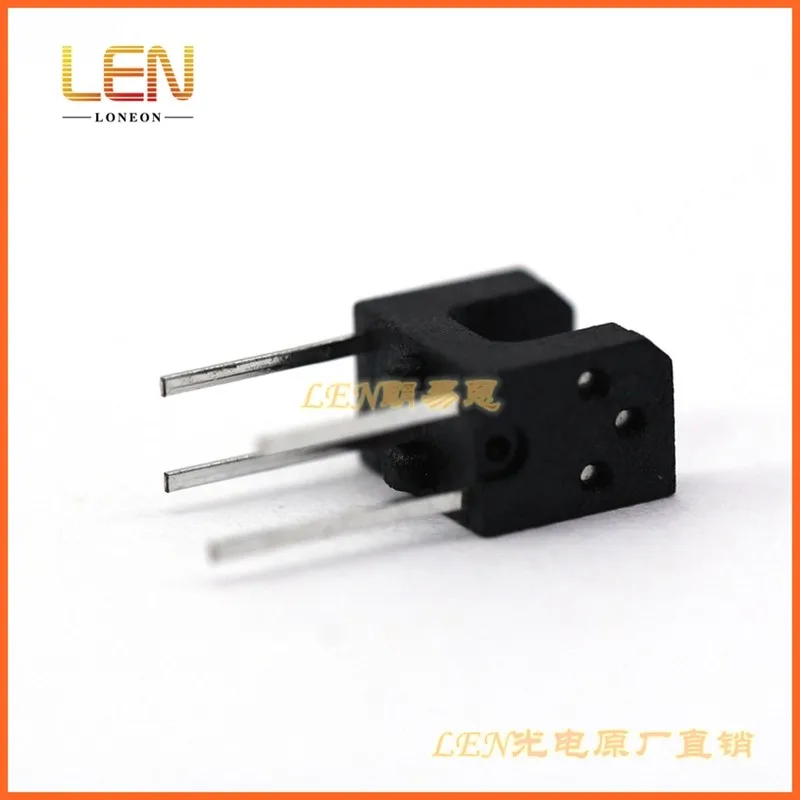 10PCS LEN RPI-352 photoelectric switch ultra-small optocoupler slot sensor transmissive through-beam DIP4 slot width 3mm