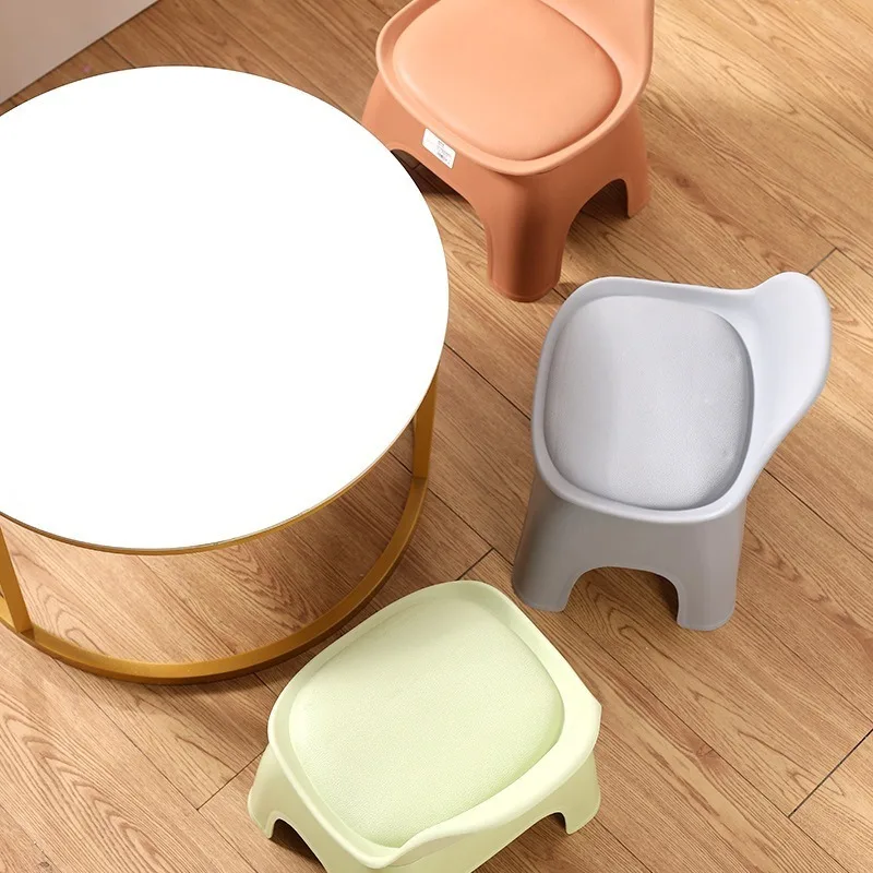 مقعد حمام غير قابل للانزلاق، مقعد بسيط لتغيير الأحذية، مقعد منزلي لغرفة المعيشة، طاولة القهوة، مسند ظهر صغير للأطفال
