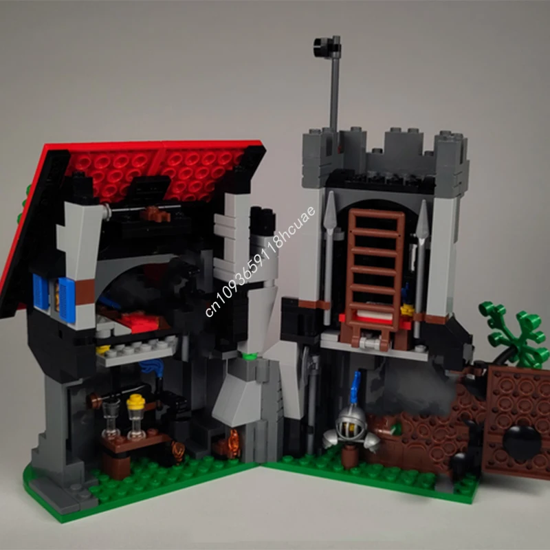 362 pz MOC Majisto Alchemy Workshop Building Blocks Immaginazione spaziale fino Giocattolo di Natale Regalo Risolvi il problema di creatività