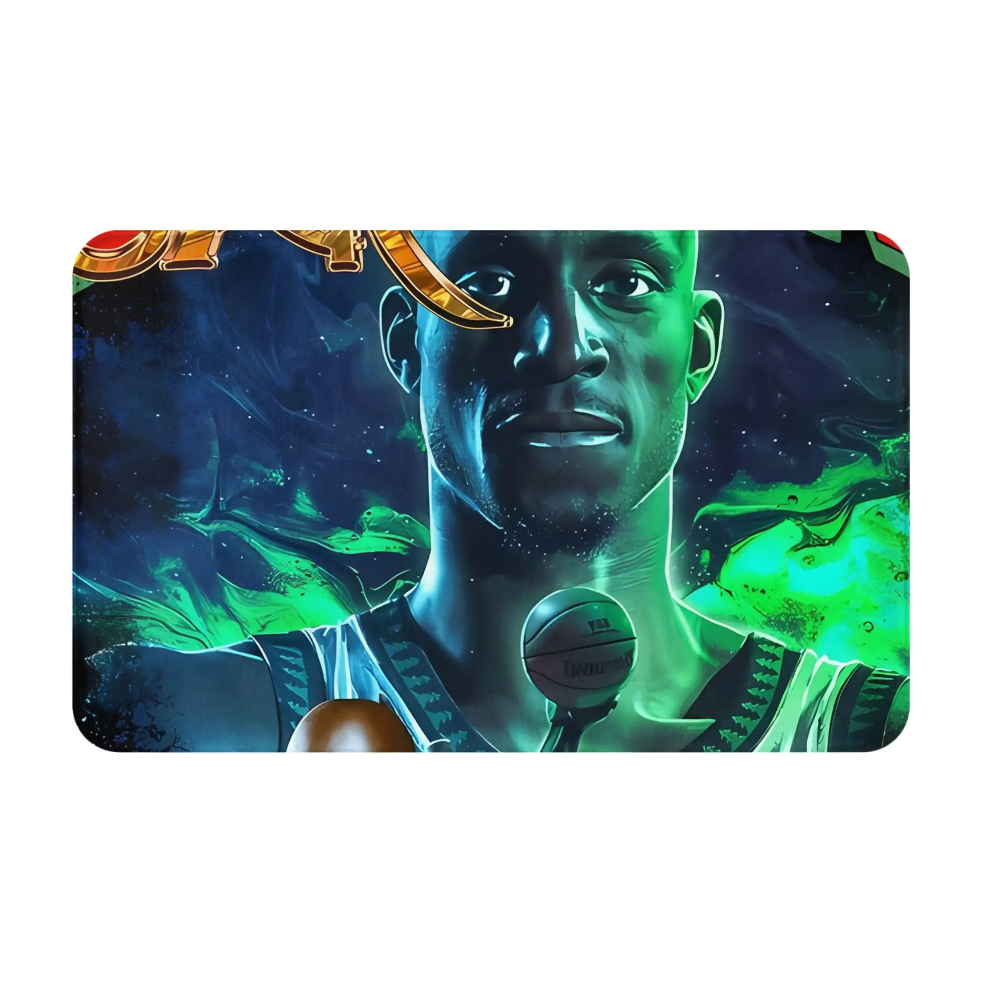 Kevin Garnett4 Decoraciones navideñas, alfombra para baño, felpudo de Kevin Garnett, alfombra para sala de estar, alfombra para puerta de entrada, decoración del hogar
