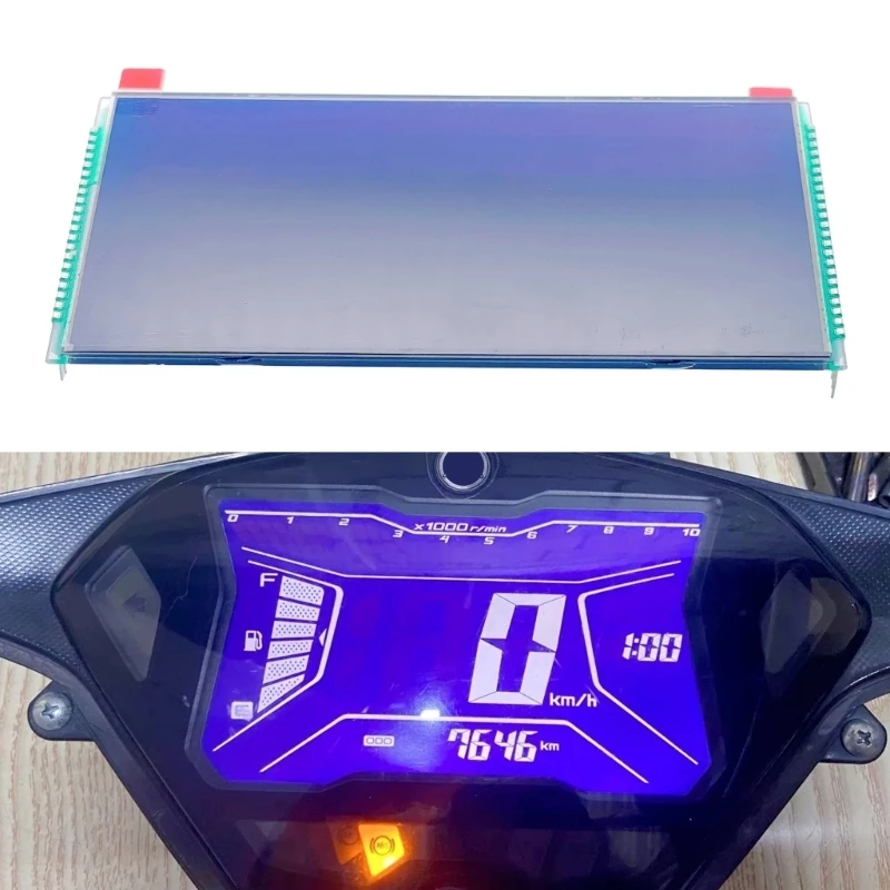 Motorcycle Display Screen Service Unit for NVX 155 Motorcycle Cluster Repair Work, LCD Panel for Instrument Maintenance Tasks