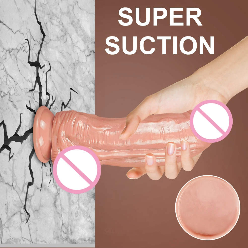 Diameter Huge Thick Dildo Realistic Silicone Dildos Strong Suction Cup Anal Play G-spot Giant Dildo Anal Sex Toys for Women Men