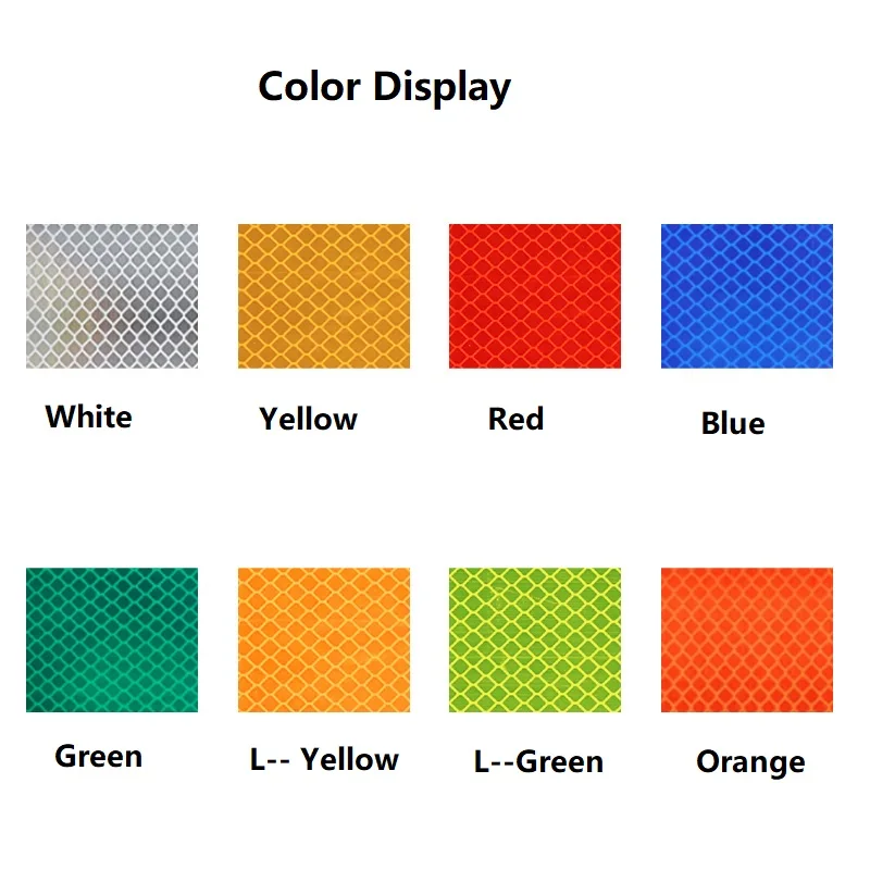 5cm x 3m Diamond Grade Super Reflective Warning Tape DIY Decorative Sticker Personality Reflective Adhesive Tape