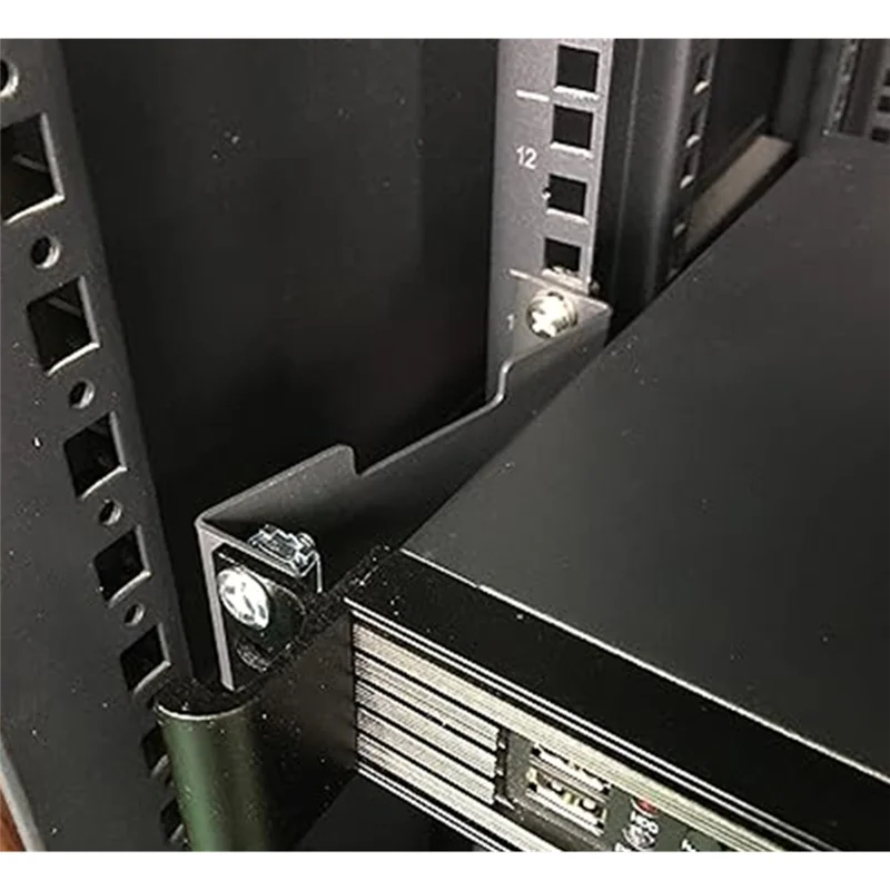 

Well Made-Rack Mount 1U Server Rack Depth Extender Recessed 4-Inch/10 Cm Deep Adapter Kit For Network Rack