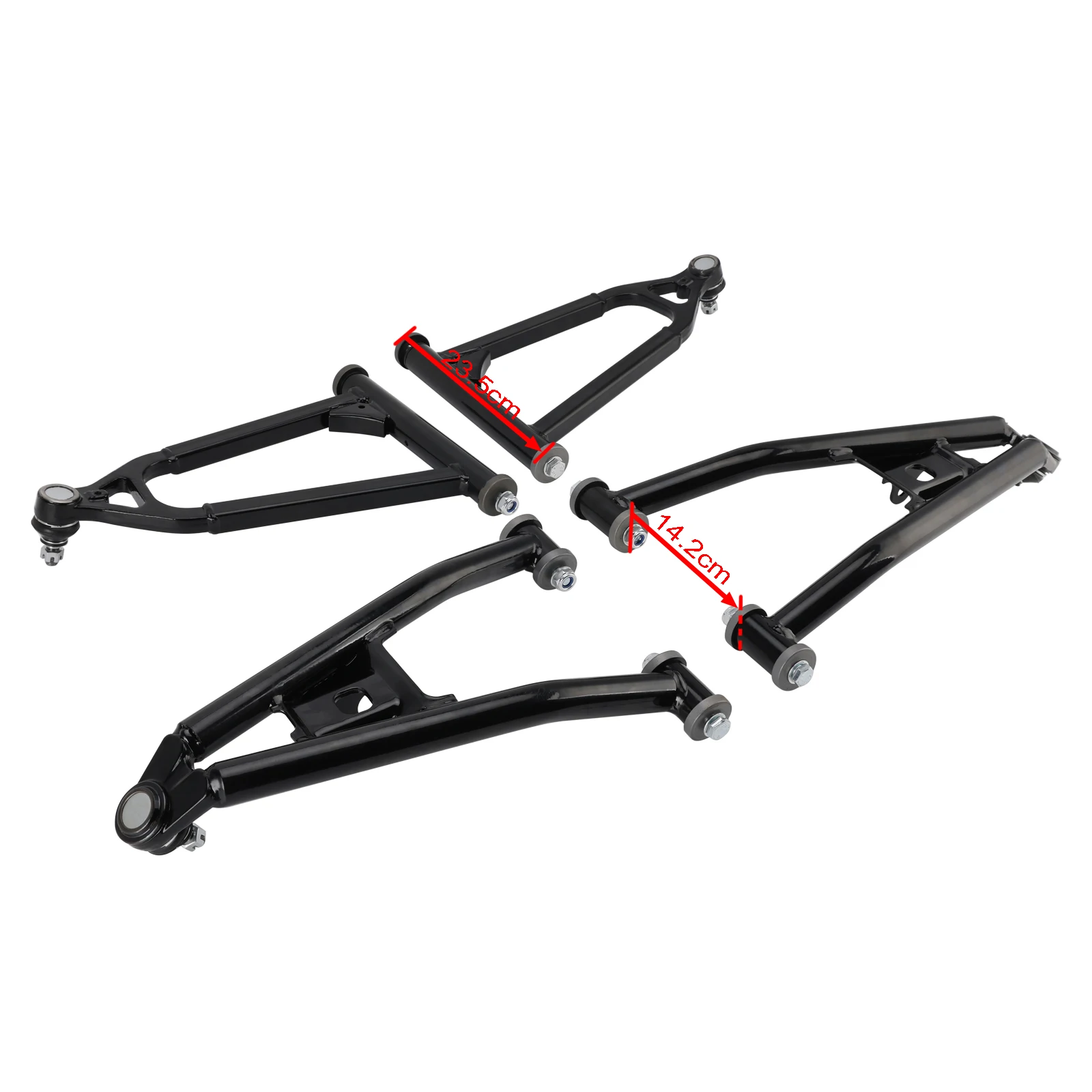 Topteng Front Control Arm A-Arms Kit Upper&Lower For Yamaha Raptor 700 Yfm700R 2006-2023 YFM700 2011-2012 YFM 700R 2009 2011