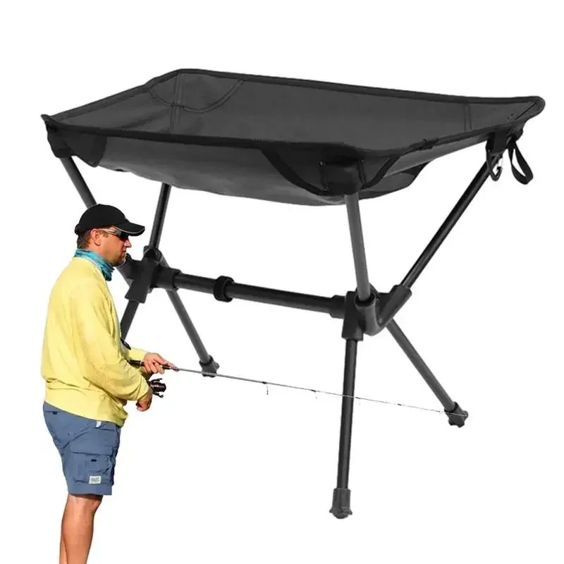 

Folding Stool Camping Chair Stable Portable Stool Retractable Hiking Chair Outdoor Backpacking Stool For Outdoor BBQ Fishing