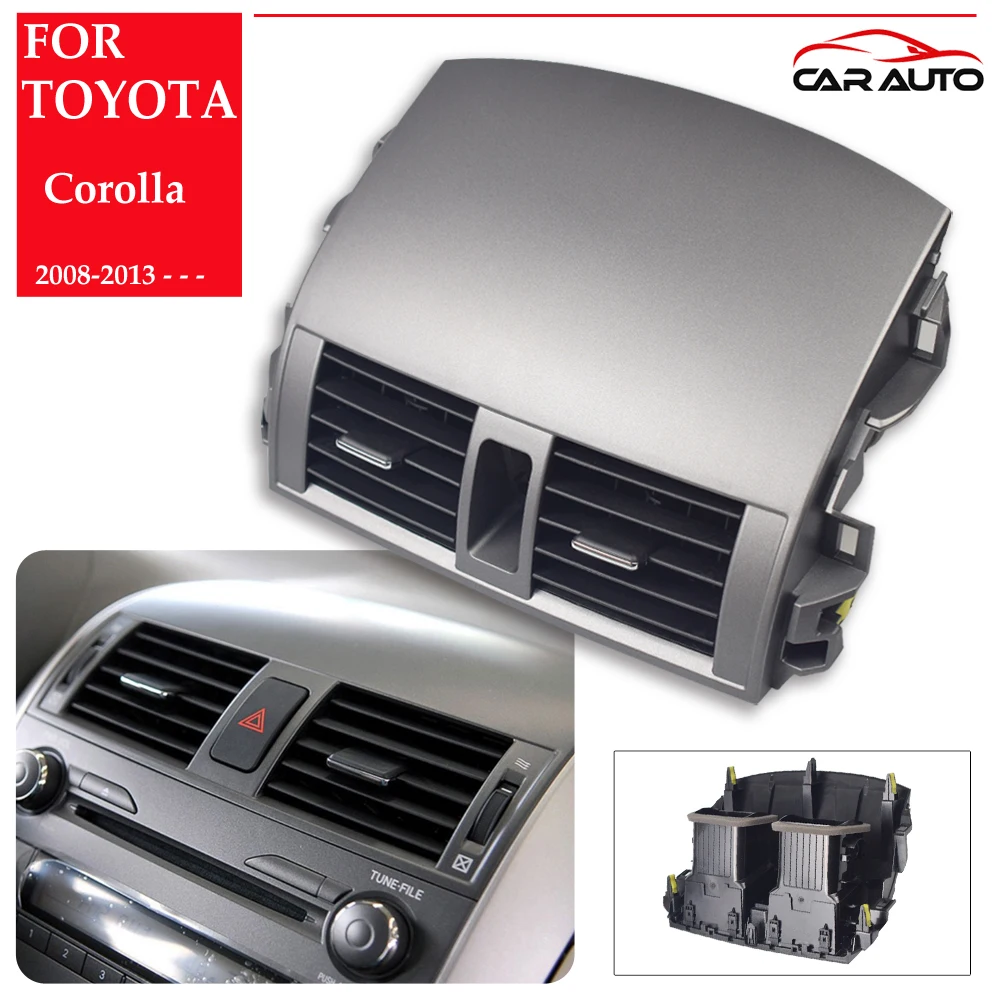 Car A/C Air Conditioning Air Vent Outlet Panel Grille Cover For Toyota Corolla Altis E15 2007 2008 2009 2010 2011 2012 2013