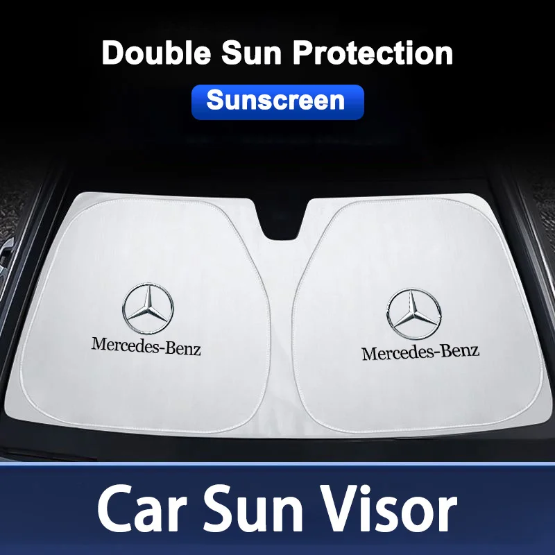 Nuovo Parasole per Parabrezza Auto, Protezione UV per Mercedes Benz AMG W204 W205 W212 W176 W222, Accessori Auto