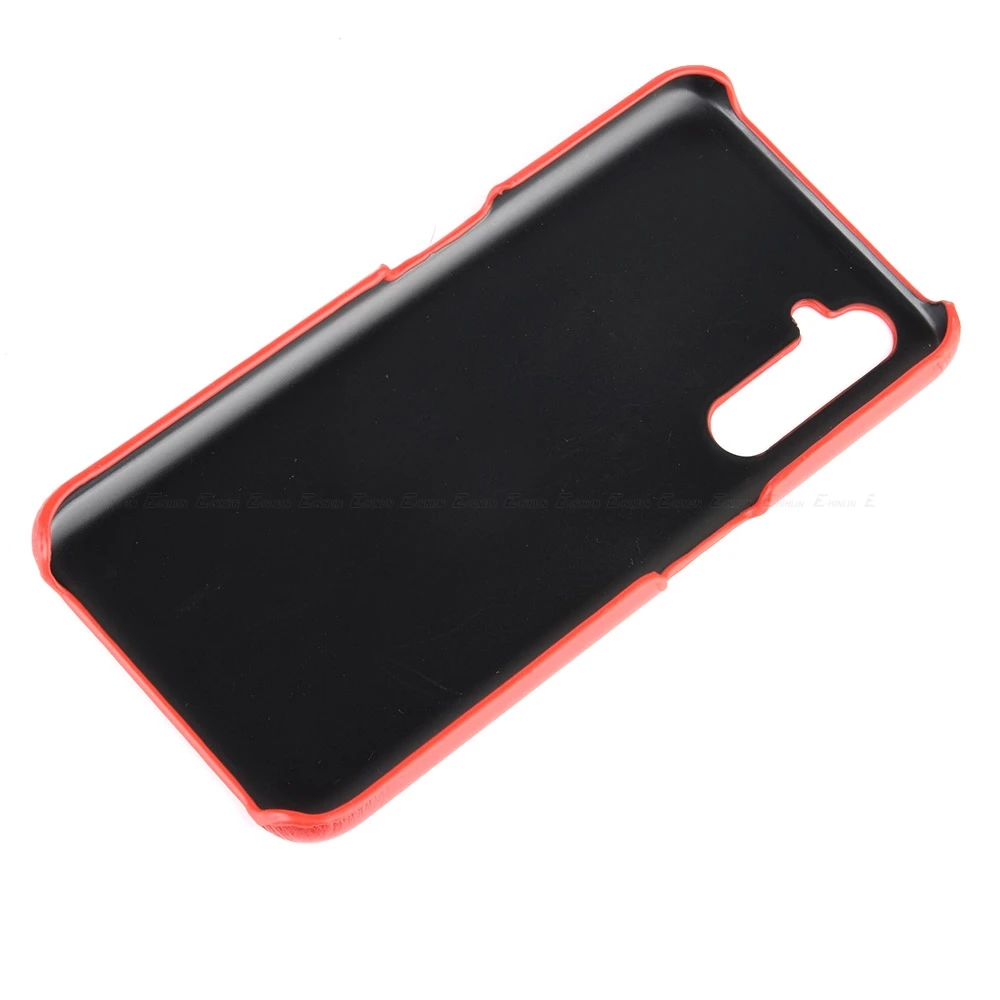 Ultra Slim Litchi Leather Hard PC Back Cover For Realme V5 V3 5G 7 6i 6S 6 5s 5 3i 3 Pro Shockproof Phone Case