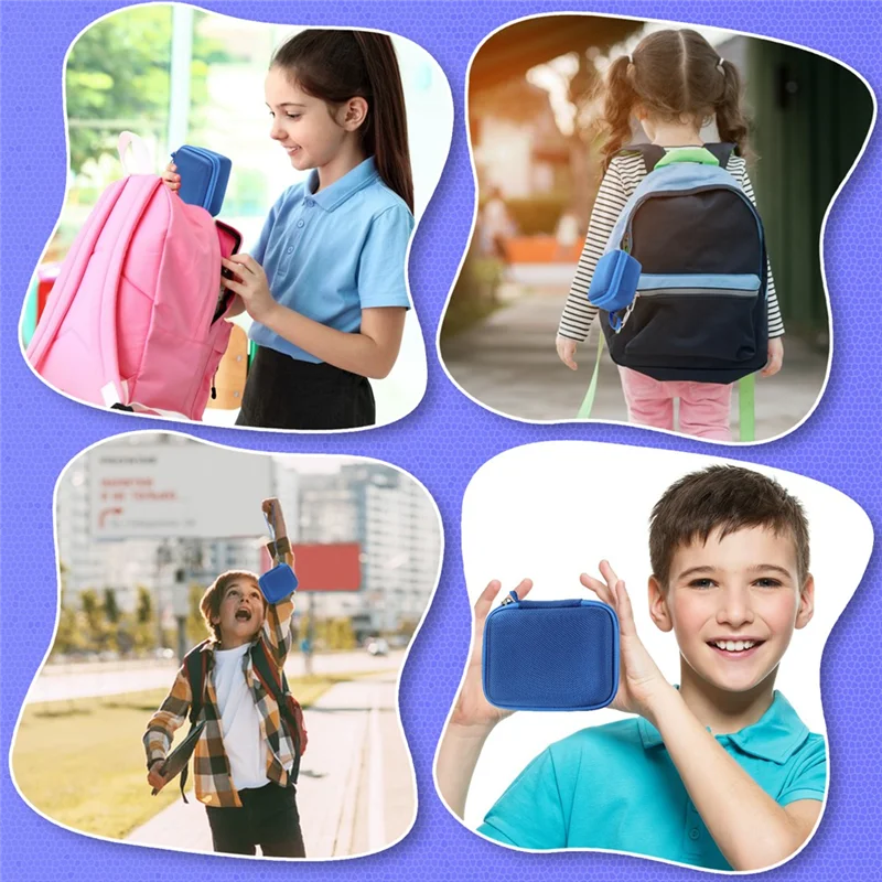 حقيبة حمل لـ Bitzee Digital Pet Protective Case المحمولة الظاهري الإلكترونية لعبة الحيوانات الأليفة وحدة التحكم حقيبة التخزين مع حزام