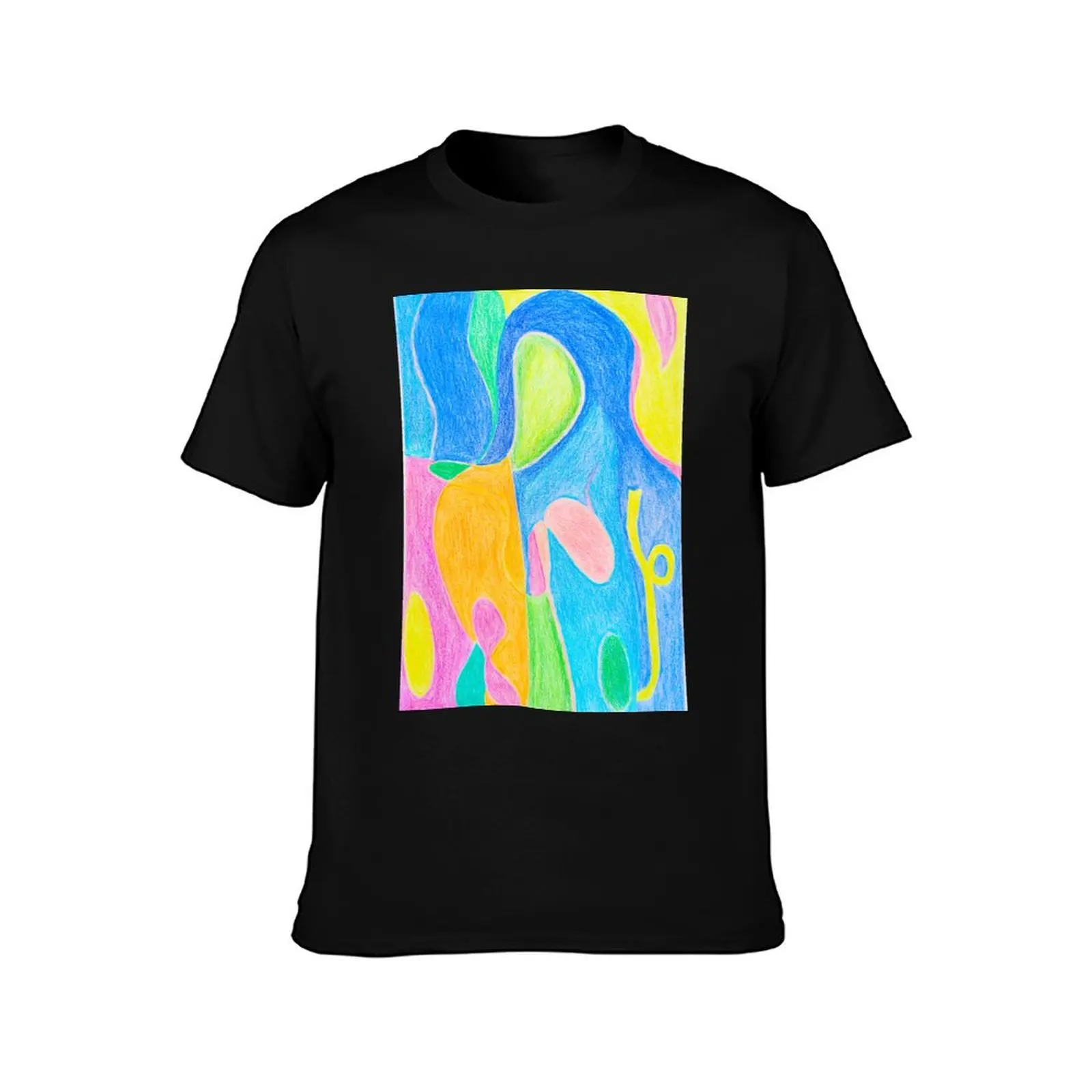 Grace Soul Portrait Intuitive Art T-Shirt Summer Casual Cotton Tee Oversized Streetwear Tops Vintage Graphic Print