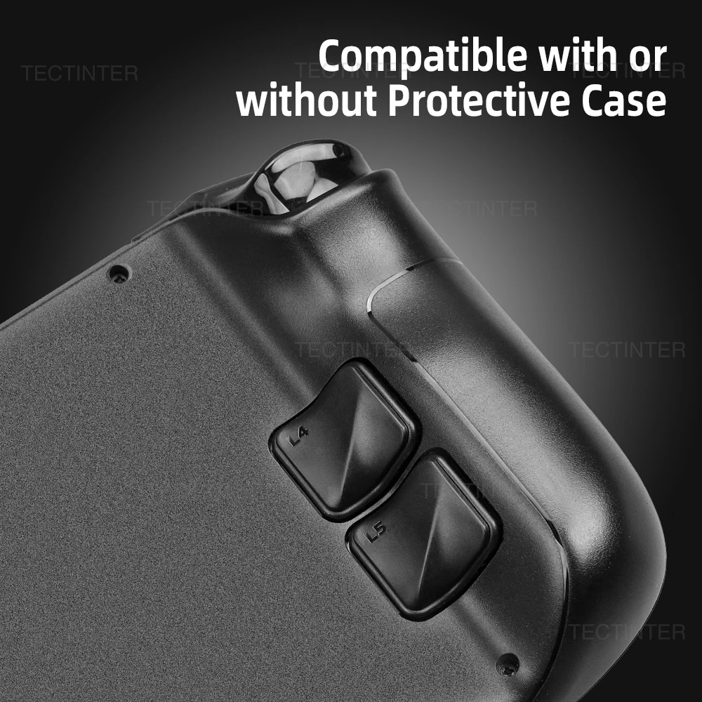 مجموعة تعزيز الزر الخلفي لسطح البخار، وسادة غير قابلة للانزلاق، مجموعة أدوات حماية بزر تحسين لملحقات سطح البخار OLED