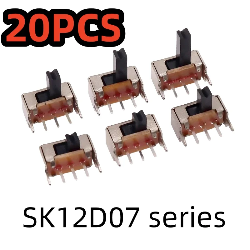 

20PCS SK12D07VG2 SK12D07VG3 SK12D07VG4 SK12D07VG5 SK12D07VG6 SK12D07VG7 two speed toggle switch horizontal side shift