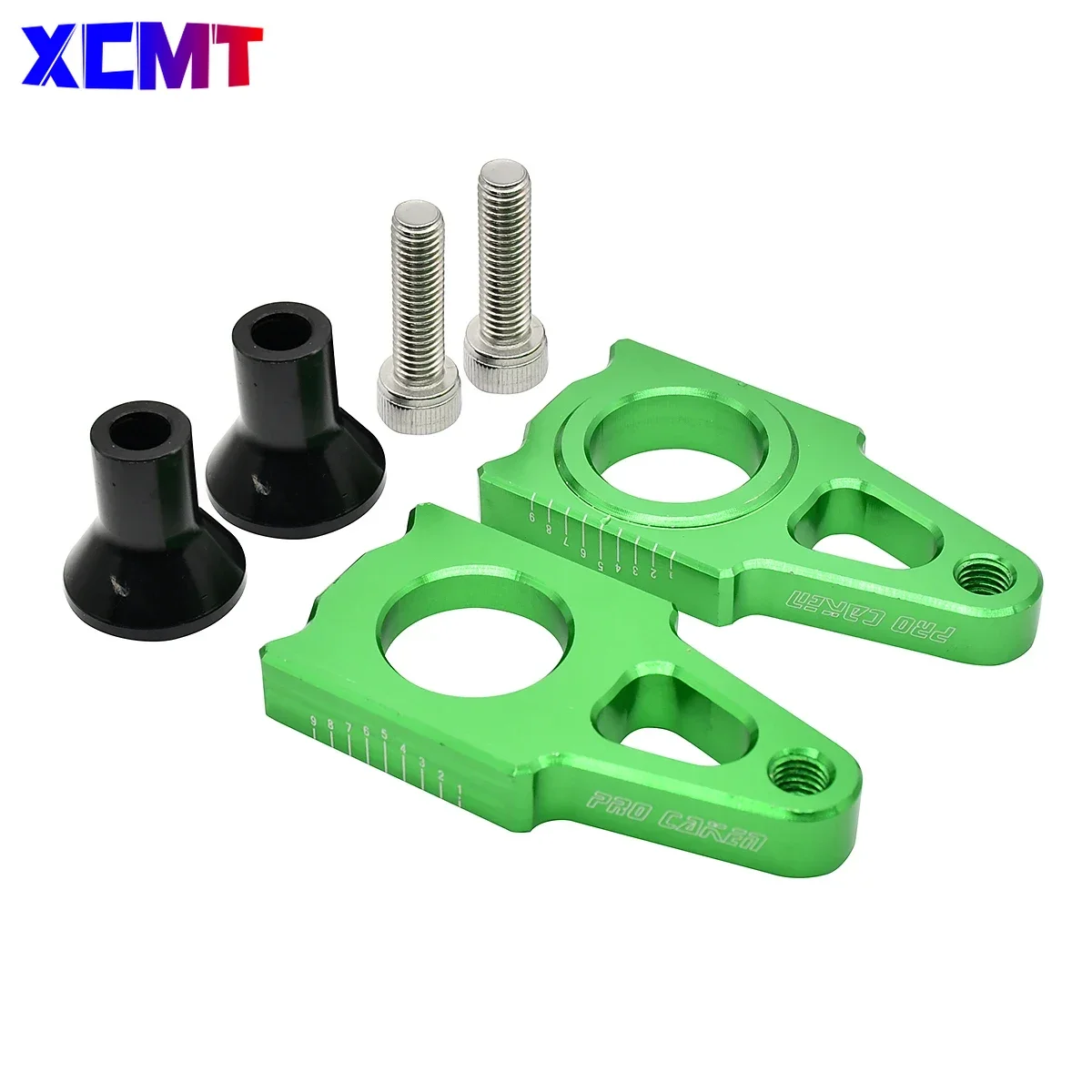 Motocycle CNC Rear Axle Blocks Chain Adjuster For Kawasaki KX 125 250 250F 450F KX125 KX250 KX250F KX450F KLX450R 2003 2016 2018