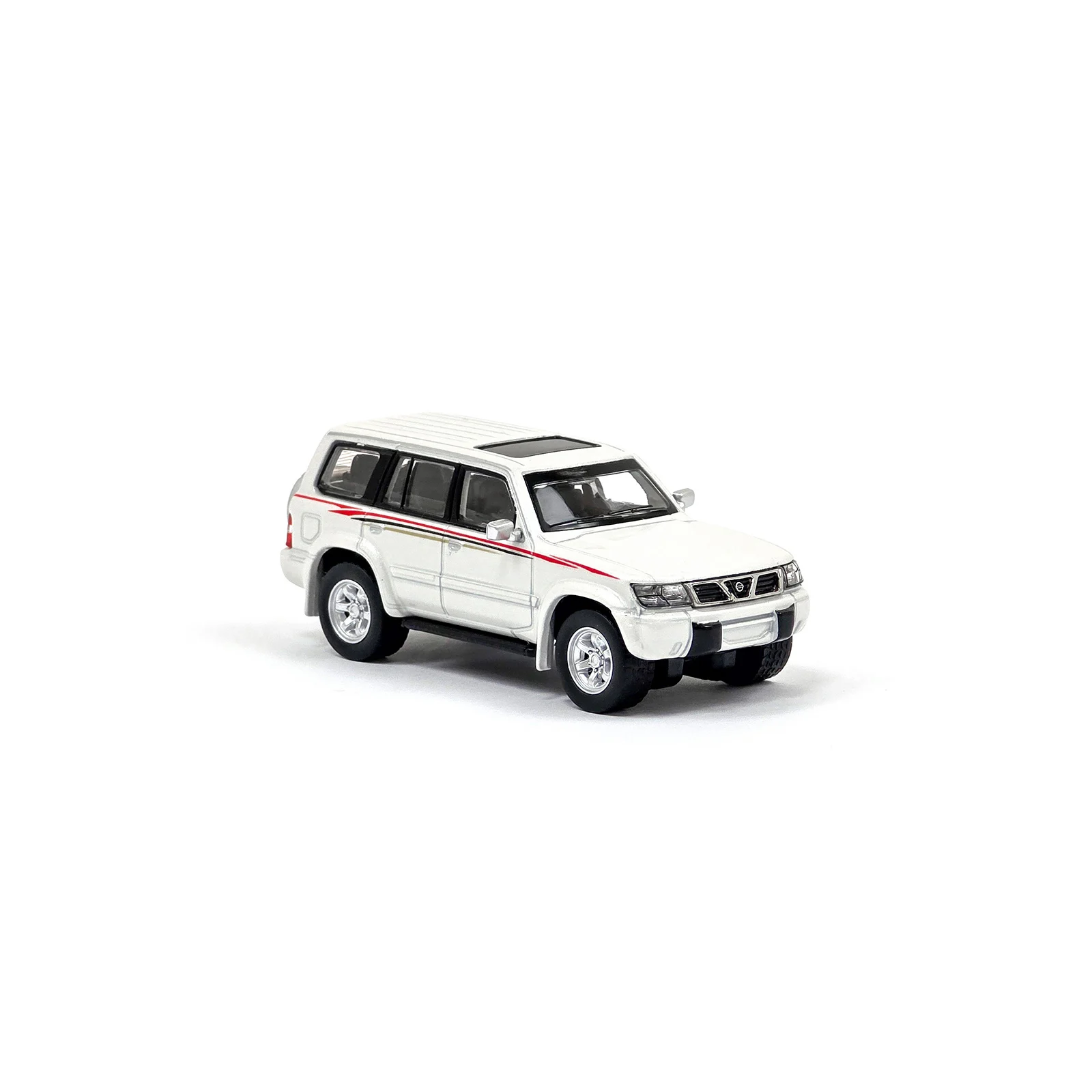 Paudi 1:64 Nissan Patrol Y61 Diecast Model Car Off-Road Vehicle Collectible Toy