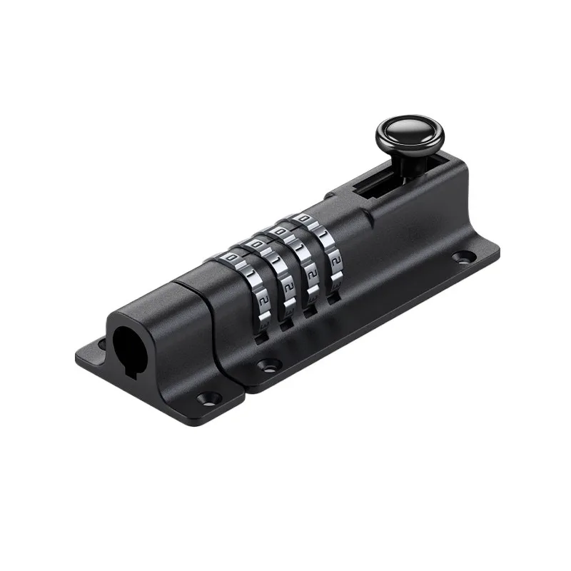 Door Bolt Without Holes, Waterproof and Rust-proof, Outdoor Door Hook, Wooden Door, Safe and Anti-theft Password Lock