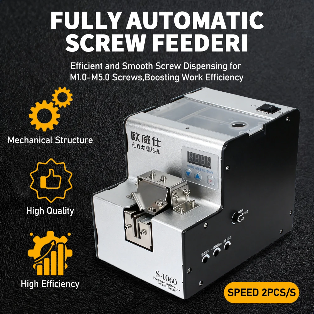 

Fully Automatic Screw Dispenser 220V Screw Machine Precision Automatic Screw Feeder Machine for Industrial Electronic Assembly