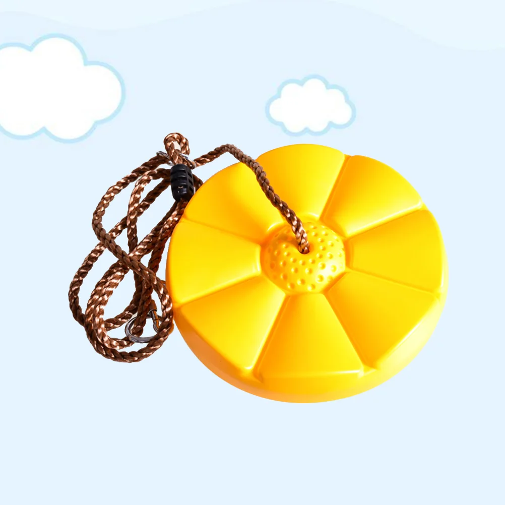 

Plastic Disc Swing Kids Disk Seat Fun Rope Playground Equipment for Outdoor Swings outside Indoor