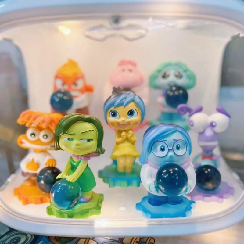 

Горячие игрушки Inside Out 2, слепая коробка, фигурка Cosbi, Disney Pixar, тревога, радость, smutek, гнев, коробка-сюрприз, Коллекционная фигурка, кукла, подарок