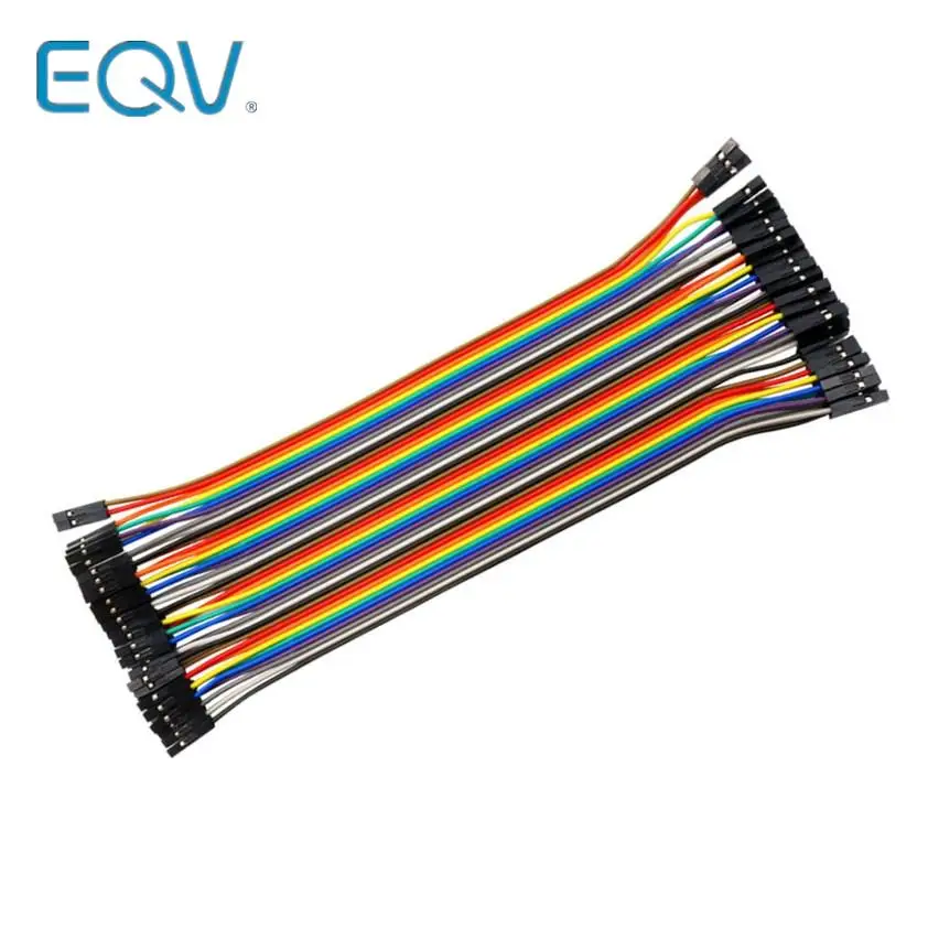 40Pin 20CM 2,54MM Rząd żeński na żeński (F-F) Dupont Kabel Breadboard Zworka dla Arduino