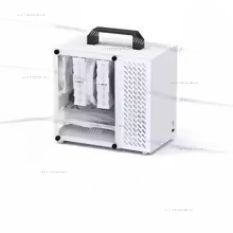 Portable Side Transparent Desktop Computer SFX Power Supply Small All Aluminum Chassis Non K66
