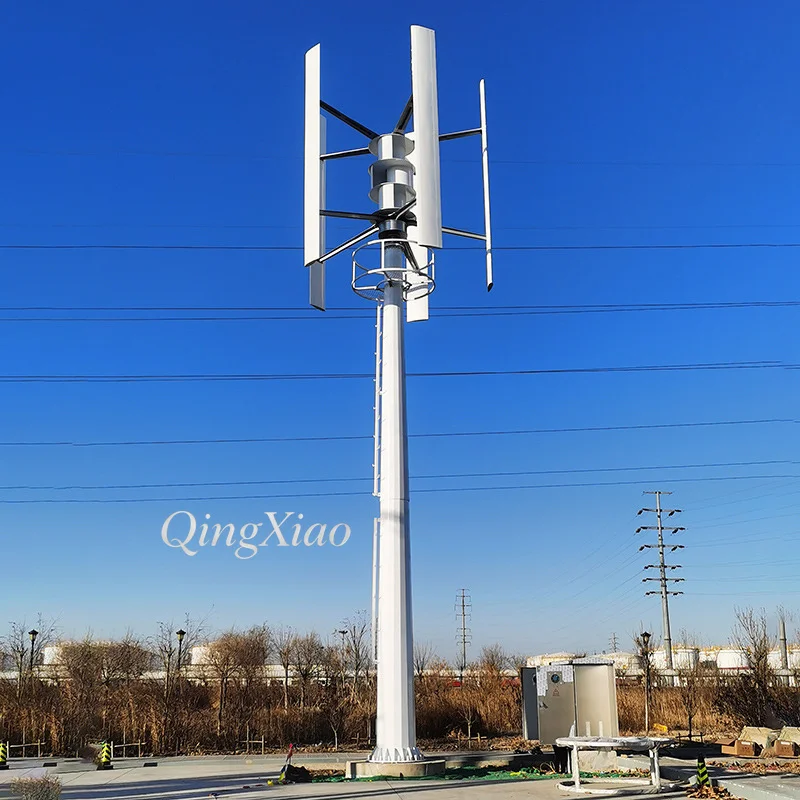 300W 800W Vertical Axis Wind Turbine Maglev Coreless Generator 12V 24V 48V Low Noise For Home Garden Use Outer Rotor Design view 6