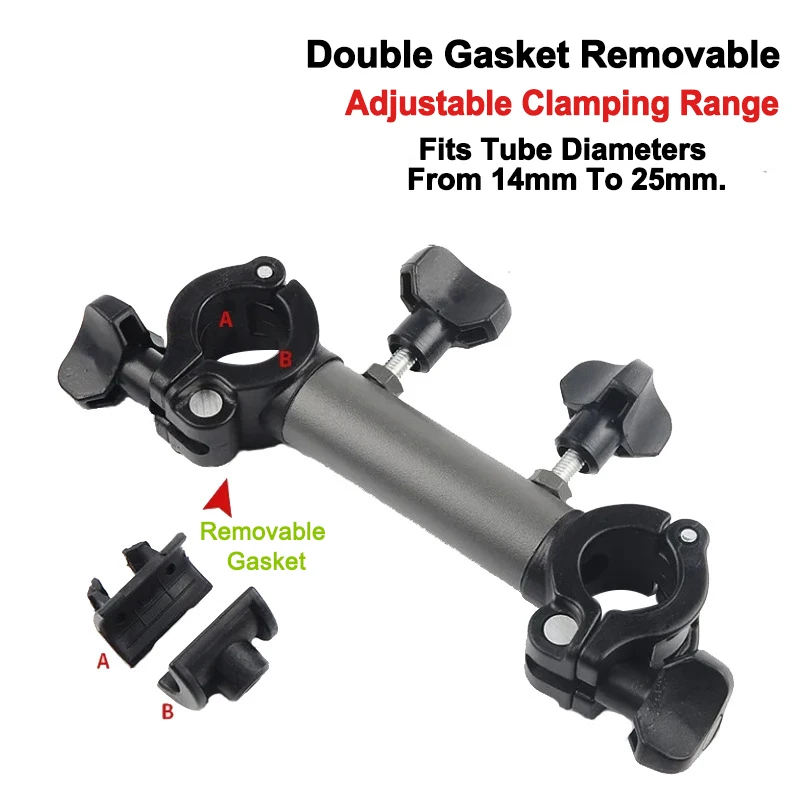 Suporte para Guarda-chuva de Cadeira de Pesca, Montagem Rotativa e Ajustável, Equipamento de Suporte para Pesca em Barco para Tubos de Cadeira de 14 a 25mm