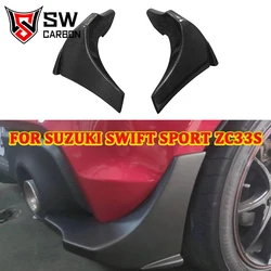 Carbon Fiber Rear Splitter for Suzuki Swift Sport ZC33S Rear Bumper Wrap Angle Spoiler Lower Lip Body Kit