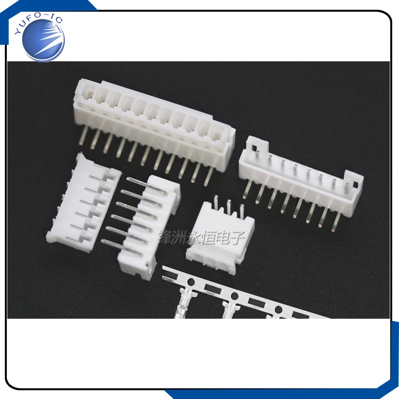 50set 2/3/4/5/6/7/8/9/10/11/12P pin Header 2.0mm male and female + housing PH2.0 2mm Connectors PH-A right angle pins 90 degree