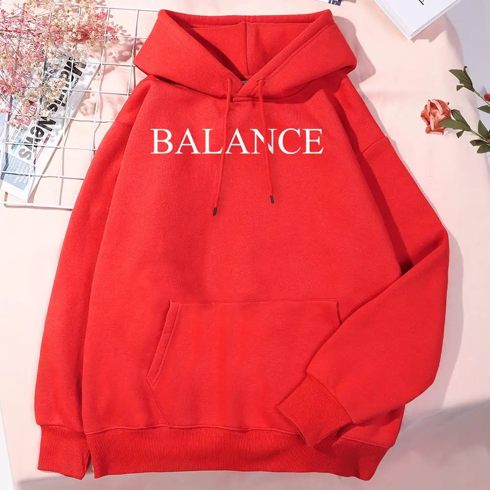 Balance Simple Letter Male Clothing Classic Casual Sport Hooded Vintage Fashion Clothes Simplicity Outdoor Streetwear For Men