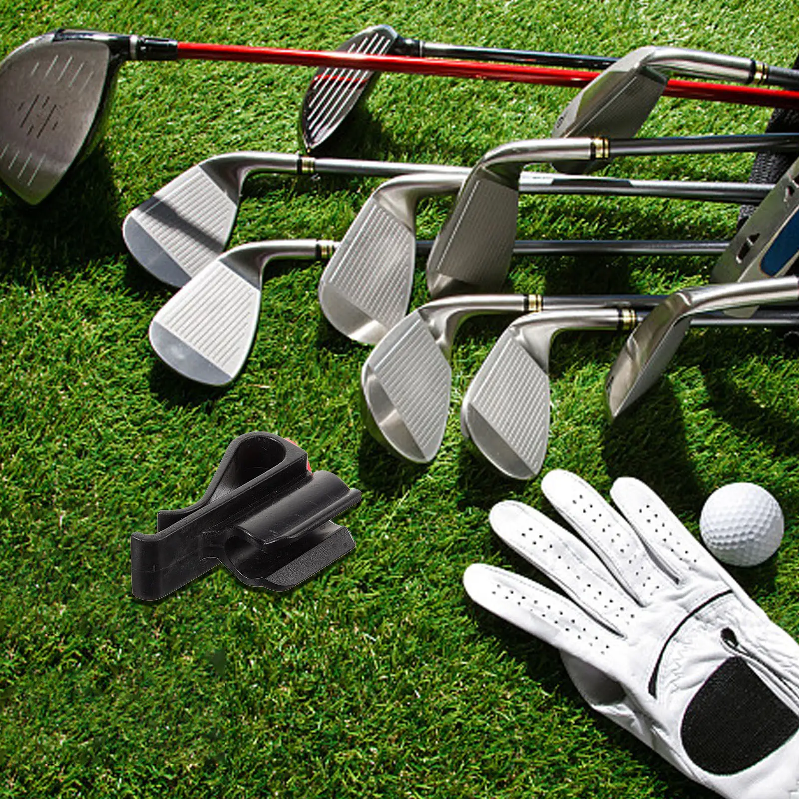 Golf Putter Clip Sturdy Plastic Lightweight Compact Design Easy Installation No Scratch Surface Putter Storage Clip for Golf Bag