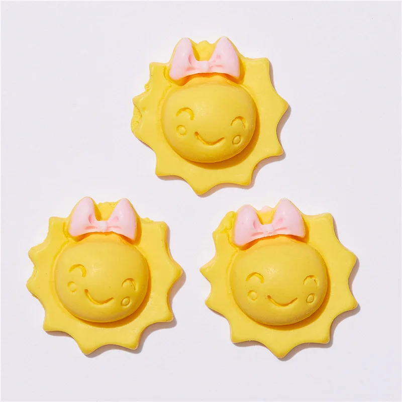 10 stücke Cartoon Regenbogen Stern Wolke Mond Flatback Stein Figur Harz Cabochons Scrapbooking Liefert DIY Schmuck Haarnadel Handwerk – Detail 15