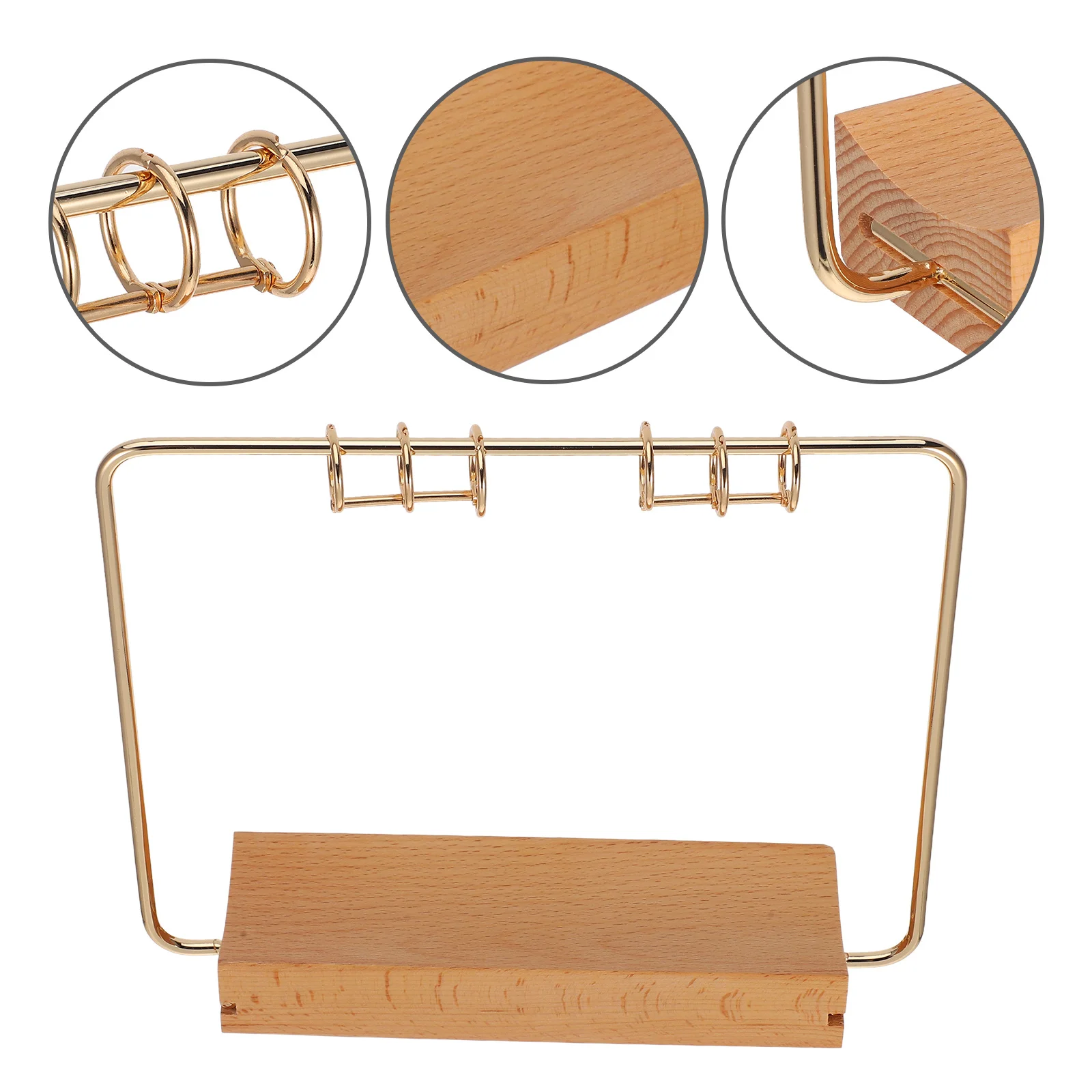 

1 set 1 Set Metal Desk Calendar Stand Iron Flip Calendar Rack Space Saving Desktop Holder For Office Home Decor Bracket