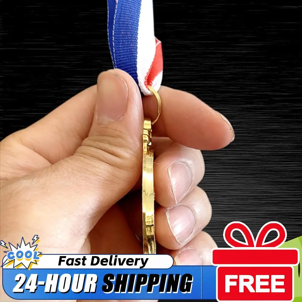 

Медали для соревнований по плаванию 5 см с лентой на шею, металлические медали победителя (золото/серебро/бронза) для соревнований, вечеринок, гонок