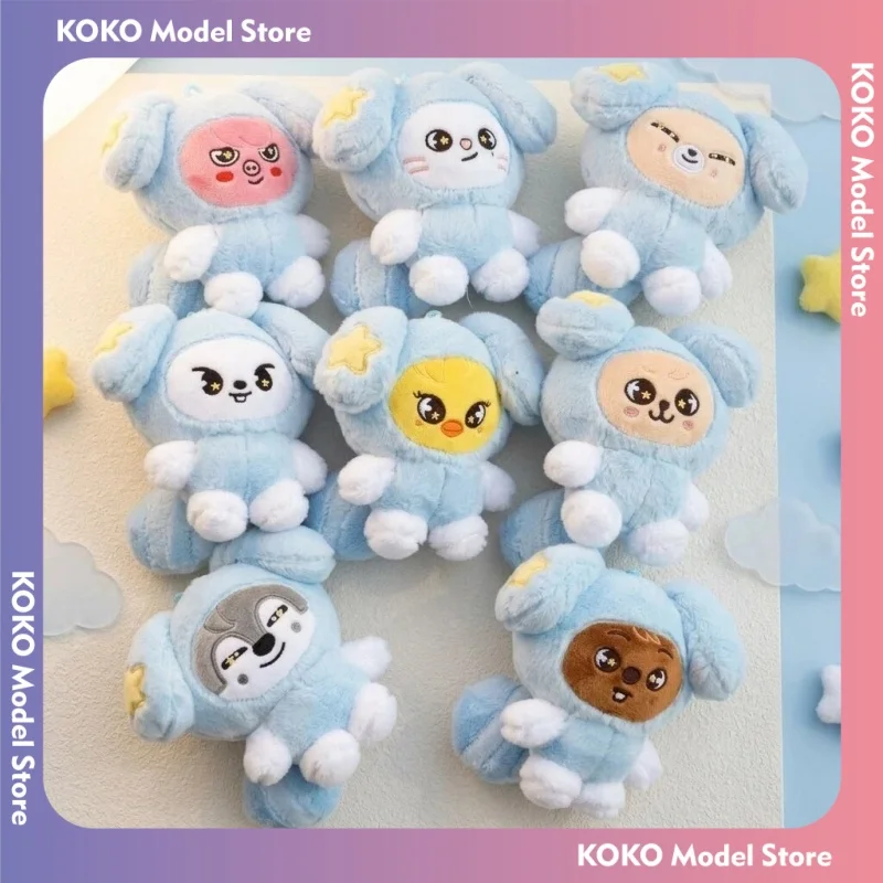 Stray Kids RUN IT TASY Cute Figure Bang Chan Hyunjin Felix Keychain Cute Stuffed Animal Pendant Kpop Merch Gift For Fans Decor