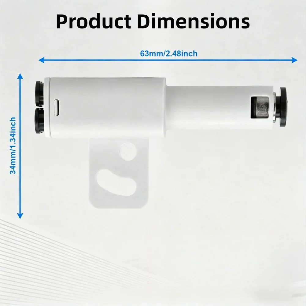 Compact 5 in 1 PTFE Adapter for Multi Material For Printing Color Coded Ports 63 x 34 mm ABS Construction Compact