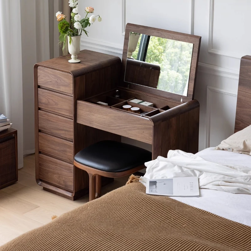 Organizer European Vanity Table Bedroom Console Jewelry Vanity Table Modern Bedside Mesa De Maquillaje Postmodern Furniture