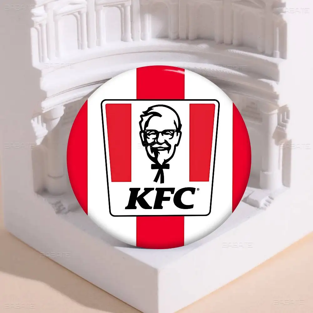 K-Kfc Logo 58mm Animals Funny Brooches Badge Backpack Clothes Gift
