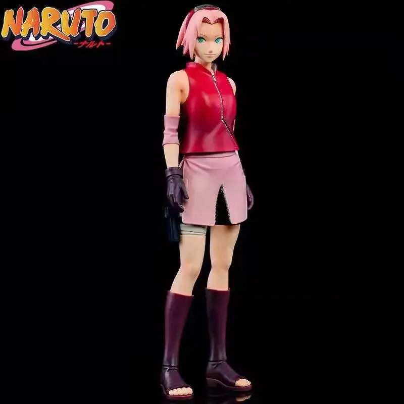 

26Cm Anime Naruto Anime Figure Shippden Haruno Sakura Model Action Figure Toys desktop Decor Figurine Doll Children Gift