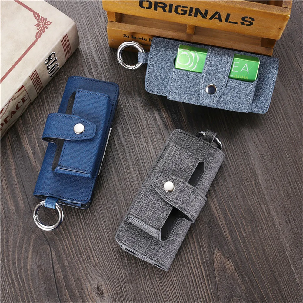 RUORUO 6 Colors Flip Leather Case for IQOS ILUMA Prime Bag Cases Holder for IQOS ILUMA Pouch Protective for IQOS 4 Accessories