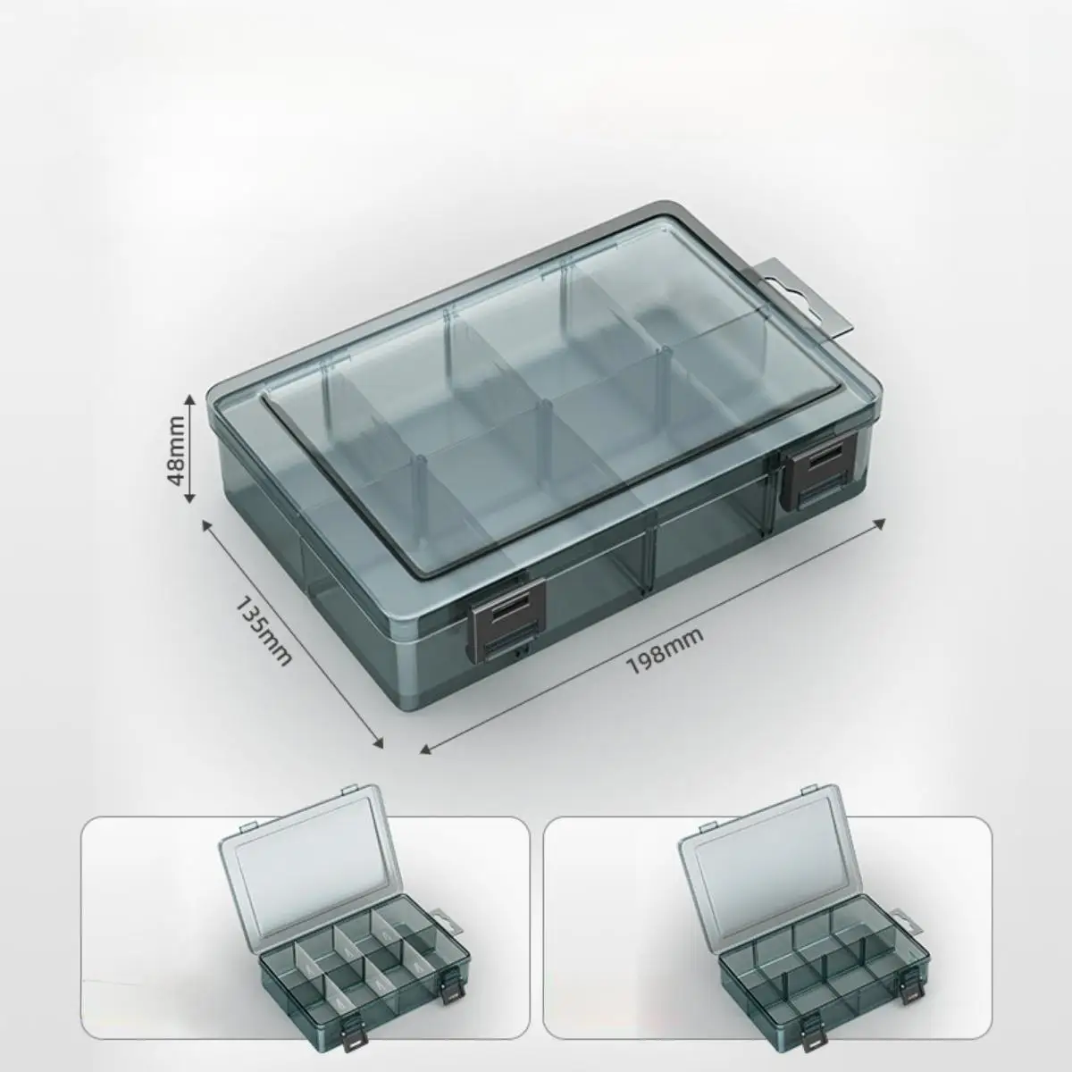 Screw Organizer Storage Bin Small Parts Organizer with Lid Drawers Organization Tool Box Hardware Storage Box for Nails Bolts