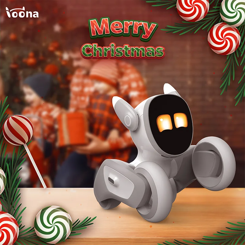 Robot Dog Toy Interactive Voice People Electronic Pet Dog for Kids Christmas Gifts Loona Ai Intelligence