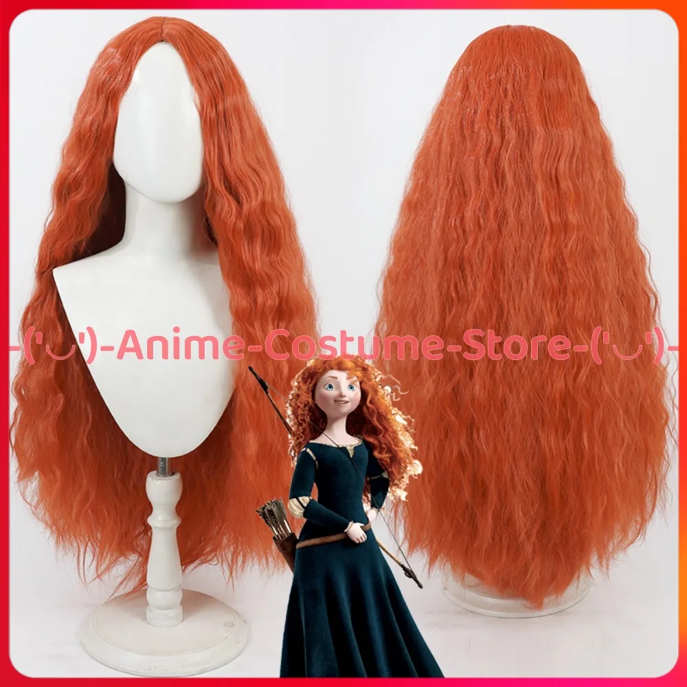 

Brave Princess Merida Cosplay Wig Anime Game Character Halloween Carnival Party Costume Wigs Heat Resistant Synthetic Hair
